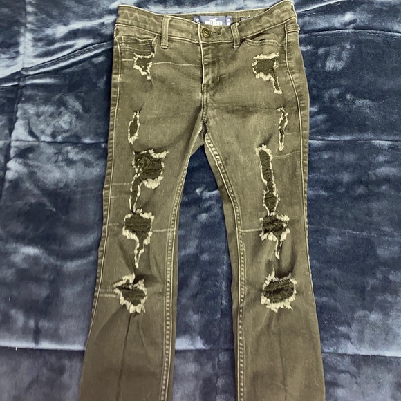 Hollister Jeans Black Ripped Jeans Poshmark